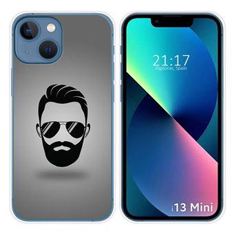 Capa Tumundosmartphone de silicone para iPhone 13 Mini (5.4) design de desenhos de barba do - 1