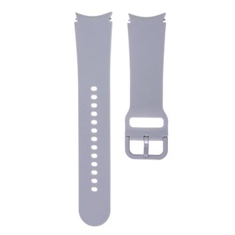 Bracelete de Silicone para Relógio Universal Accetel | 20 mm - Cinzento - 1