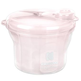 Dispensador de leite em pó 2 em 1 Kikka Boo Rosa Claro - 1