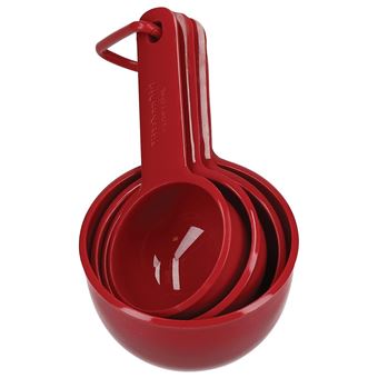 Conjunto Chávenas Medidoras KitchenAid - Vermelho - 1