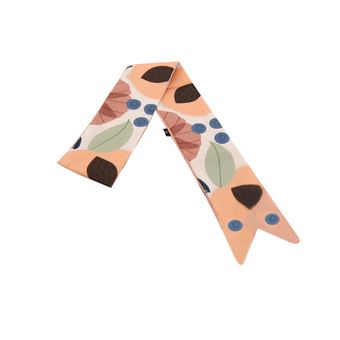 Fita para Cabelo Lionvolant Lenço de Seda com Tiara Verde Folhas - 1