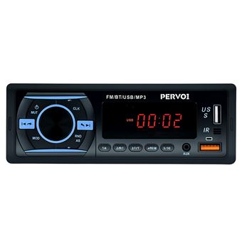 Auto-Rádio MP3 Bluetooth PERVOI CTC-2208 | Preto - 1