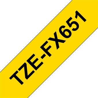 Etiquetadora Brother TZE-FX651 | Amarelo - 1