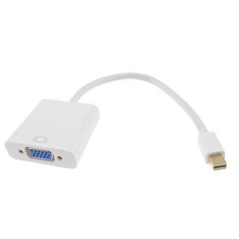 Adaptador Conversor Mini Displayport BeMatik HD15 VGA Macho para Fémea - 1