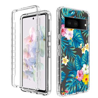 Capa e TPU transparente, 2 em 1 Magunivers para Google Pixel 7 5G - folha de bananeira - 1