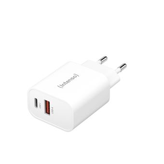 Carregador de Dispositivos Móveis Intenso POWER ADAPTER USB-A/USB-C/7803012 | Branco - 1