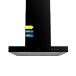 Exaustor de Parede Cecotec Bolero Flux TM 606500 Black A | 60 cm | 650 m³/h | 68 dB | A | Preto