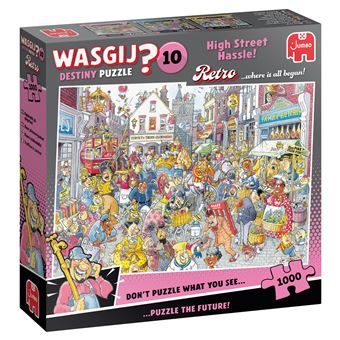 Puzzle Jumbo Wasgij No License Retro Destiny 10 - High Street Hassle! (1000 pieces) | 1000 Peças - 1