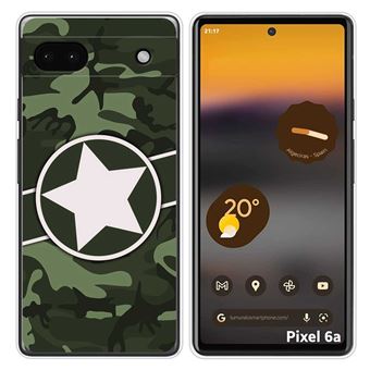 Capa Tumundosmartphone de Silicone para Google Pixel 6A Design Camuflado 01 Desenhos - 1