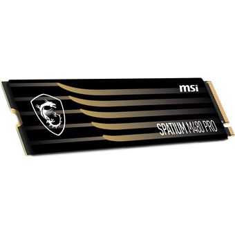Disco SSD MSI Spatium M480 PRO PCIe 4.0 NVMe M.2 1TB | 1 TB - 1