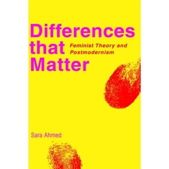 Differences that Matter - Feminist Theory and Postmodernism - Hardback - 1998 - 1