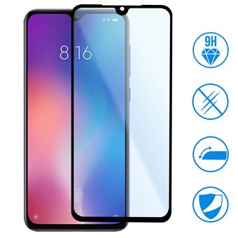 Protetor de Ecrã Avizar Xiaomi Mi 9 Se Vidro Temperado Dureza 9H Preto - 1