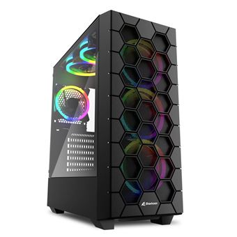 Pc Sharkoon RGB HEX | Preto - 1