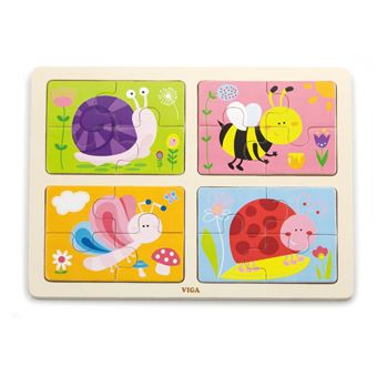 Puzzle 4 em 1 Viga Inseto - 1