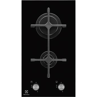 Placa a Gás Electrolux EGC3322NVK | 29 cm | 2 Zonas | Preto - 1
