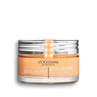 Máscara Hidratante L'Occitane Invigorating Face & Eye Mask Pod - 1