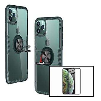 Kit Phonecare | Capa 3x1 Clear Armor + Película Vidro Temperado 5D Full Cover para iPhone 12 Pro Max - Transparente/Preto - 1