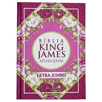 Bíblia Jumbo Kja Capa Dura Rosa - 1