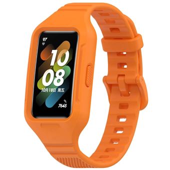 Pack 360 Capa Bracelete Robusto Antiimpacto para Huawei Band 8 | Laranja - 1