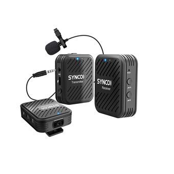 Microfone sem Fios Synco G1 | Lapela de 2 Emissores e 1 Receptor - 1