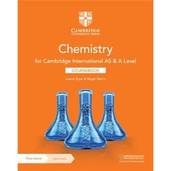 Cambridge International As  A Level Chemistry Coursebook With Digital Access 2 Years - 1