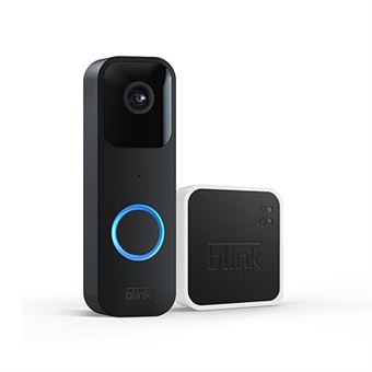 Campainha Inteligente Amazon Blink Video Doorbell + Sync Module 2 | Preto - 1