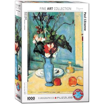 Puzzle Eurographics  Blue Vase by Paul Cezanne | 1000 Peças - 1