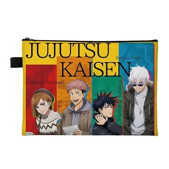 Porta Documentos Sunny Holiday Jujutsu Kaisen Foto de Grupo - Amarelo - 1