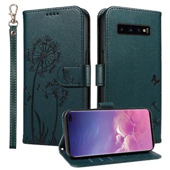 Capa Protetora ZURSANA para Samsung Galaxy S10 Plus | Pele PU | Fecho Magnético | Resistente a Impactos | Compartimento para Cartões e Suporte | Azul - 1