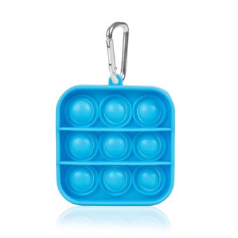 Mini Bubble Pop DAM | Quadrado com Porta-chaves Azul - 1