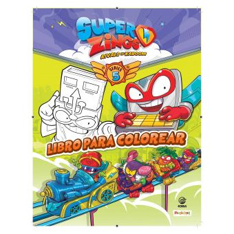 Libro Para Colorear Superzings Series 5 - España - 1