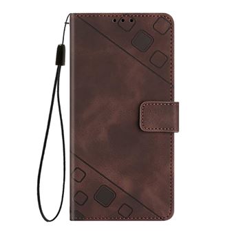 Capa ZURSANA para Huawei P70 Pro | Flip | Couro PU | À Prova de Choque | Suporte Dobrável | Fecho Magnético | Castanho - 1