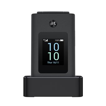 TCL Onetouch 4043 - Telefone para idosos, 48 MB + 128 MB, ecrã de 3.2”, 4G - Cinzento - 1