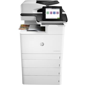 Impressora Multifunções Laser Cor HP Color LaserJet Enterprise Flow Multifunções M776z | 46 ppm | Wi-Fi | Branco - 1