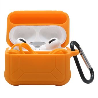 Capa silicone com absorção magnética, laranja Magunivers para AirPods Pro - 1