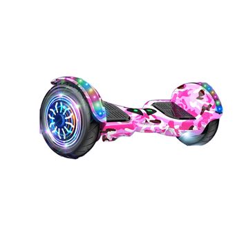 Hoverboard Cuiqiao X1210C | 10'' | LED | 100Kg | Bluetooth | Música | 250W - Rosa - 1