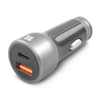 Carregador Rápido Automóvel 1Life PA | 48W | USB-A/C - 1