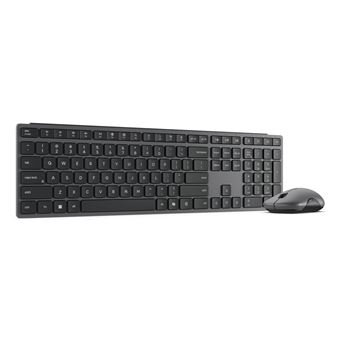 Teclado Wireless + Rato Lenovo 700 Modern | Idioma: Inglês US | Cinzento - 1
