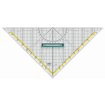 Triângulo de 45° Linex 2632 | Transparente - 1