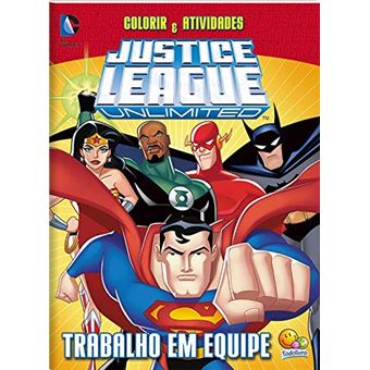 Colorir e atividades - Justice League: trabalho em equipe - 1