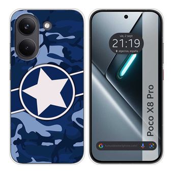 Capa de Silicone TUMUNDOSMARTPHONE para Xiaomi Poco X8 Pro 5G | Estampa camuflada 3 padrões disponíveis - 1