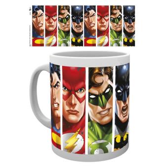 Caneca de Cerâmica GB Eye DC Comics Justice League Caras