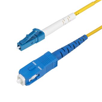 Cabo de Fibra Ótica StarTech.com SPSMLCSC-OS2-10M | Amarelo - 1
