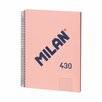 Caderno e Bloco de Notas Milan 57143E80P | Rosa - 1
