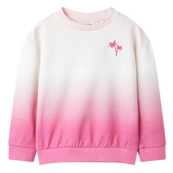Sweatshirt para Criança vidaXL | Cor Rosa-Claro | 9 - 10 Anos - 1
