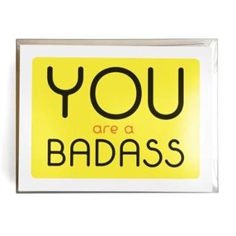 You Are a Badass Notecards 10 Notecards and Envelopes Running Press Mini Editions - 1