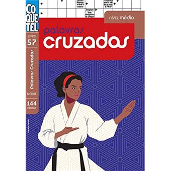 Livro Coquetel Palavras Cruzadas Médio 57 - 1