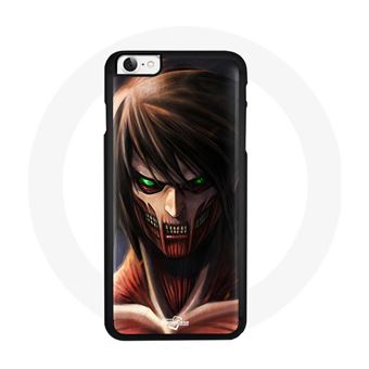 Capa Maniacase para Iphone Se Eren Attack On Titans Scary Anime - 1
