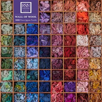 Adult Jigsaw Puzzle Royal School Of Needlework Wall Of Wool By Flame Tree Publishing - 1