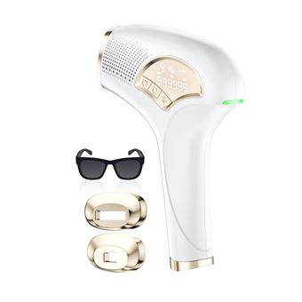 Depiladora DUDAO BHRL07 LCD com 9 velocidades | depilação a laser | branco - 1